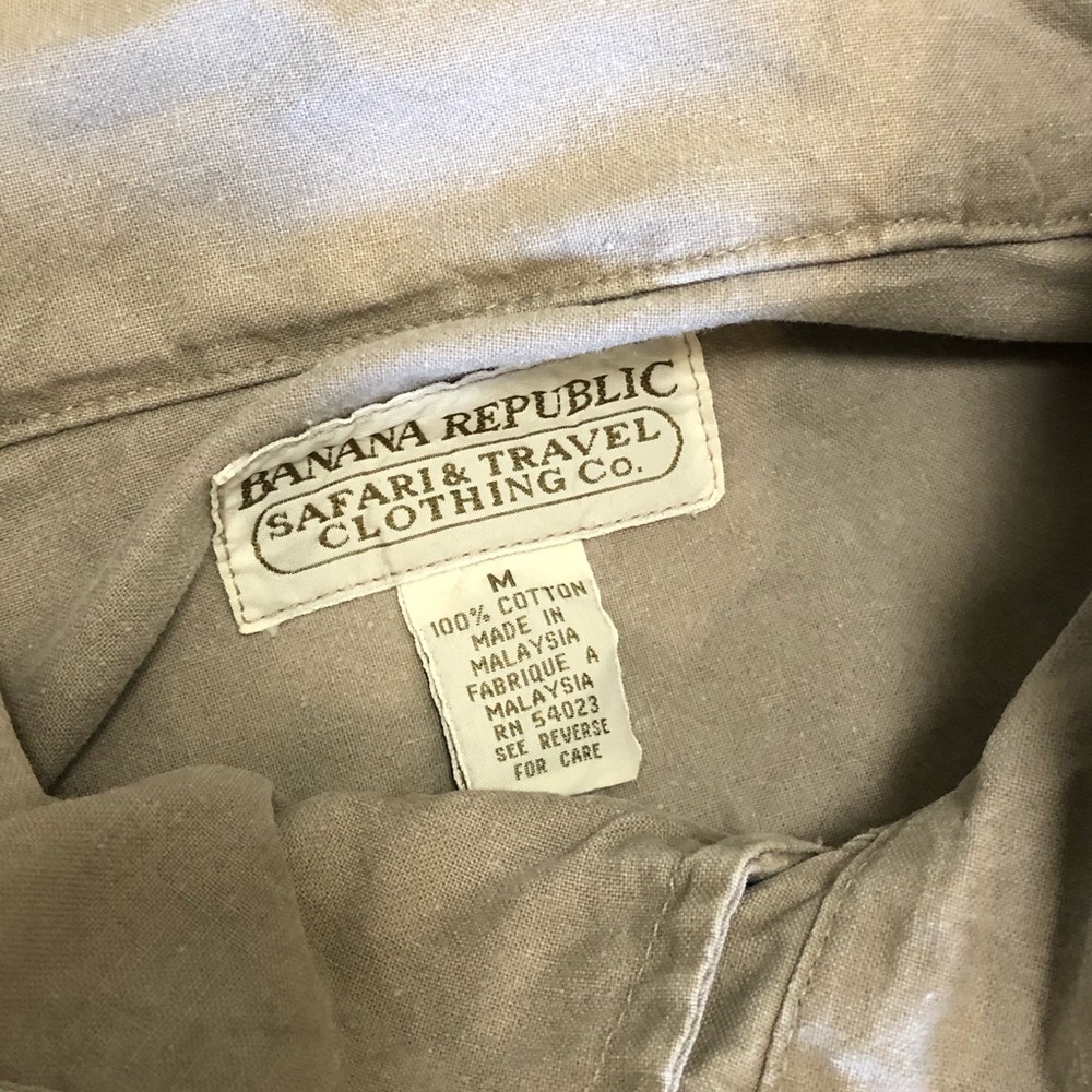 Banana Republic Safari & Travel Jacket Khaki hood - Picture 5 of 9